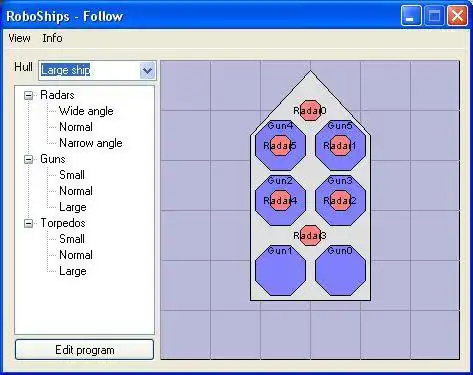 Unduh alat web atau aplikasi web RoboShips untuk dijalankan di Windows online melalui Linux online