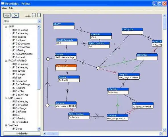 ดาวน์โหลดเครื่องมือเว็บหรือเว็บแอป RoboShips เพื่อทำงานใน Windows ออนไลน์ผ่าน Linux ออนไลน์