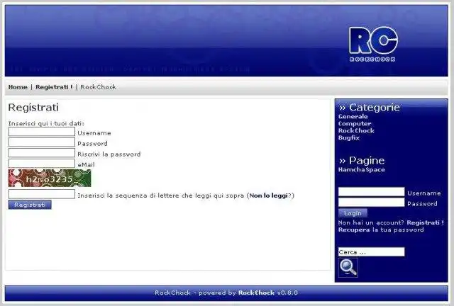 Download web tool or web app RockChock