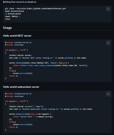 Download web tool or web app Rockets