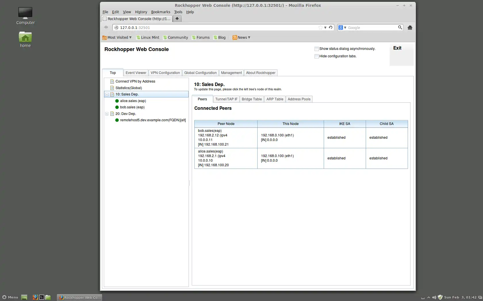 Mag-download ng web tool o web app na Rockhopper VPN software