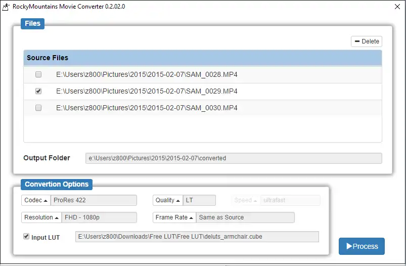 Download web tool or web app RockyMountains Movie Converter