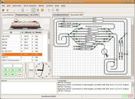 Download web tool or web app Rocrail Model Railroad Control System
