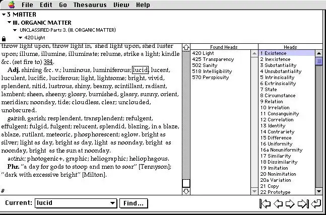 Download web tool or web app Rogets Thesaurus 1911