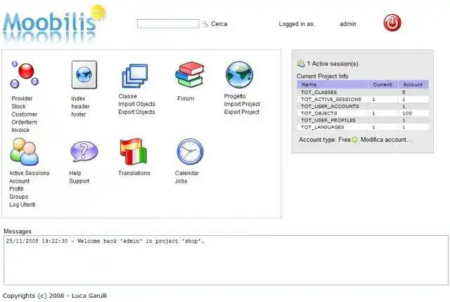 Download web tool or web app Roma Framework