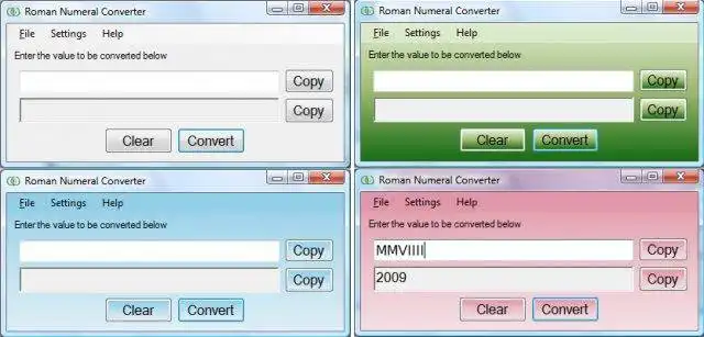 Descargue la herramienta web o la aplicación web Roman Numeral Converter (VB.NET)