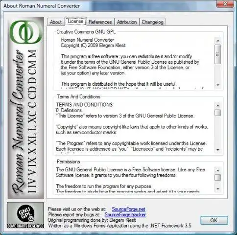 Download web tool or web app Roman Numeral Converter (VB.NET)