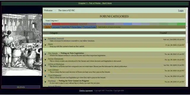 Download web tool or web app Roman Senate Simulator to run in Linux online