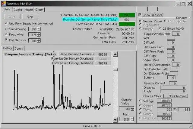 Download web tool or web app Roomba Monitor