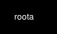 הפעל את roota בספק אירוח בחינם של OnWorks על אובונטו מקוון, פדורה מקוון, אמולטור מקוון של Windows או אמולטור מקוון של MAC OS