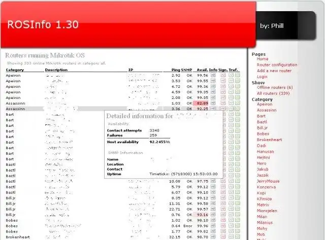 Web aracını veya web uygulamasını indirin RosInfo