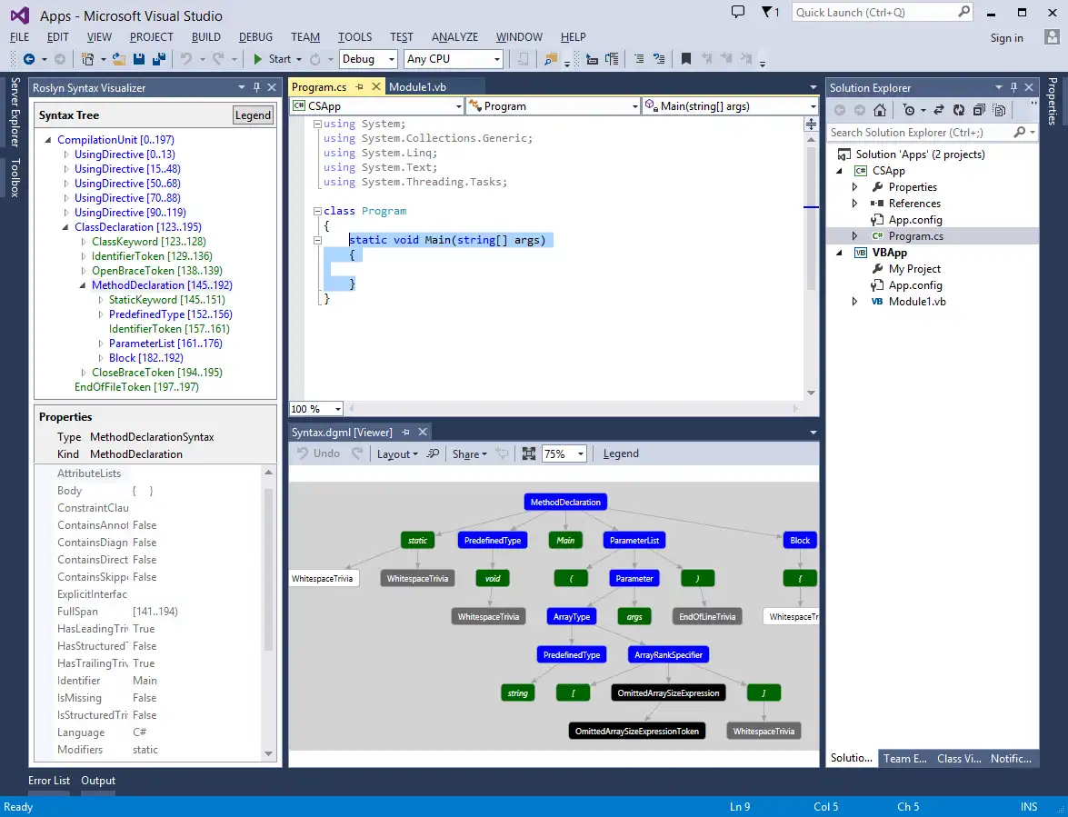 I-download ang web tool o web app Roslyn