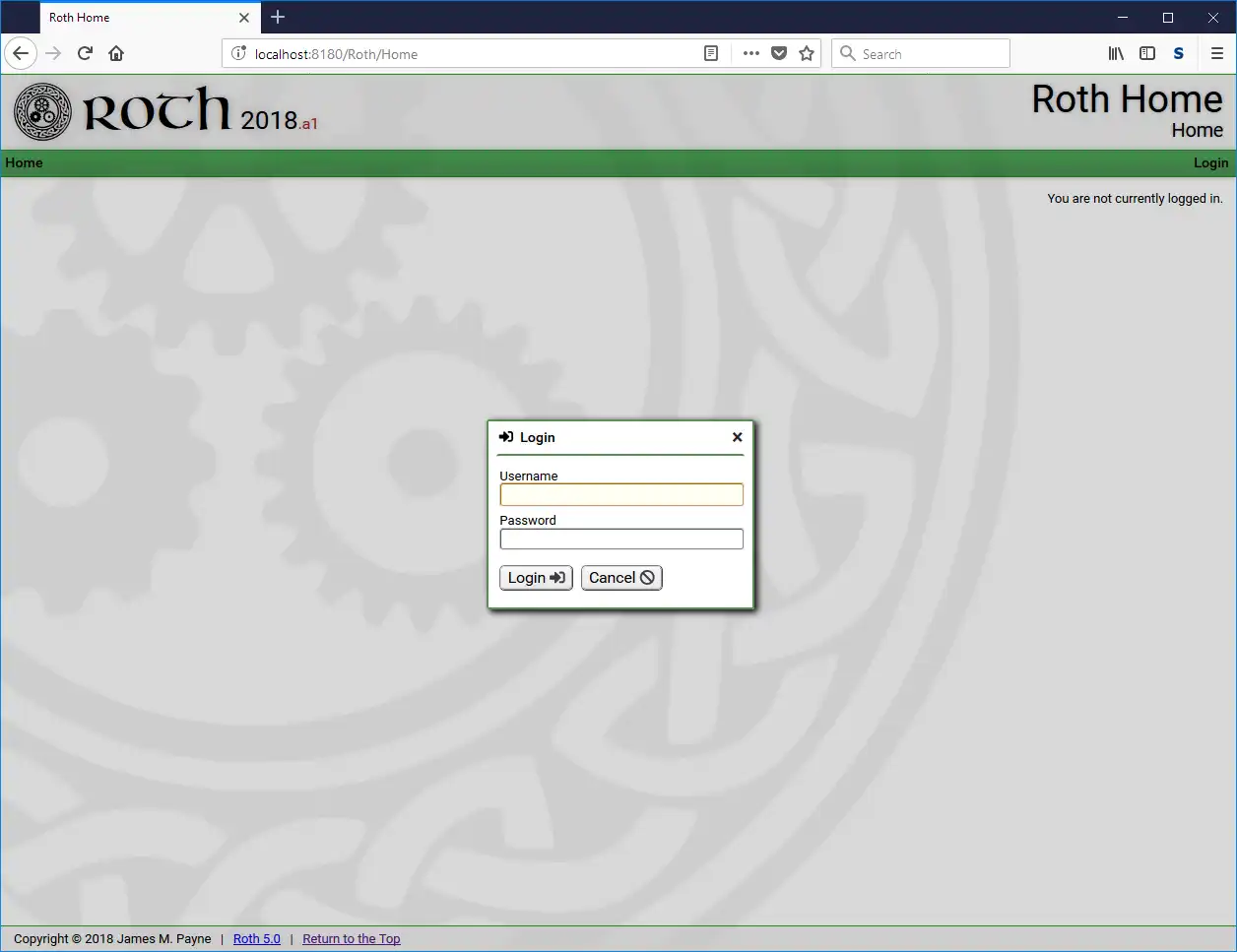 Web ツールまたは Web アプリ Roth をダウンロード