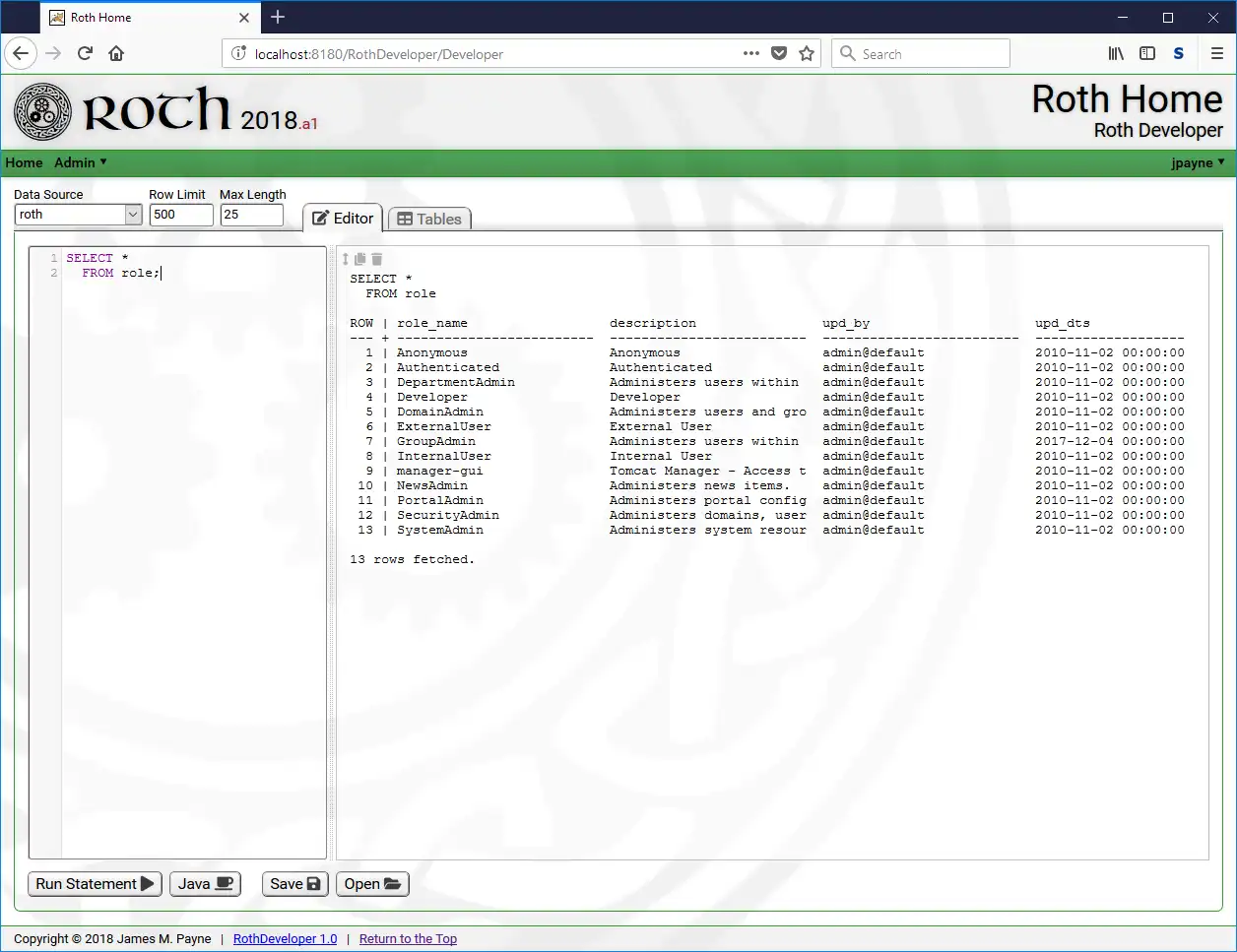 Download web tool or web app Roth