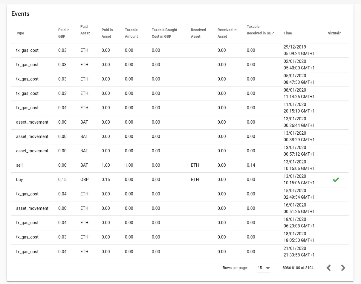 Download web tool or web app rotki