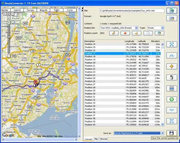 Download web tool or web app RouteConverter to run in Linux online