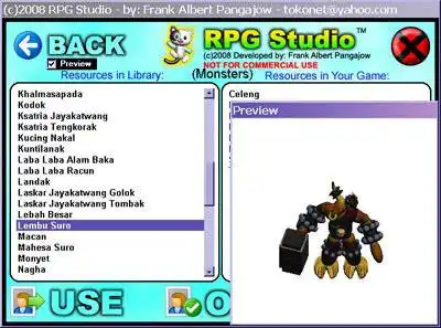 Download web tool or web app RPG Studio to run in Windows online over Linux online