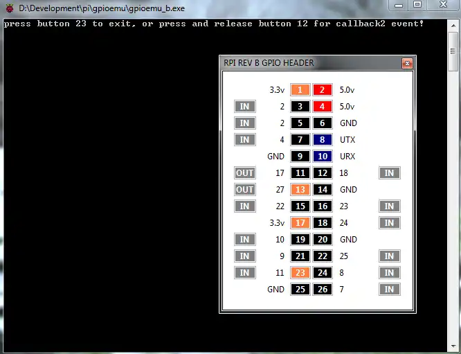 Download web tool or web app RPi GPIO emulator