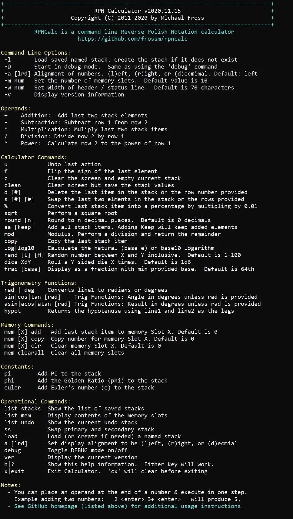 Descargue la herramienta web o la aplicación web RPNCalc