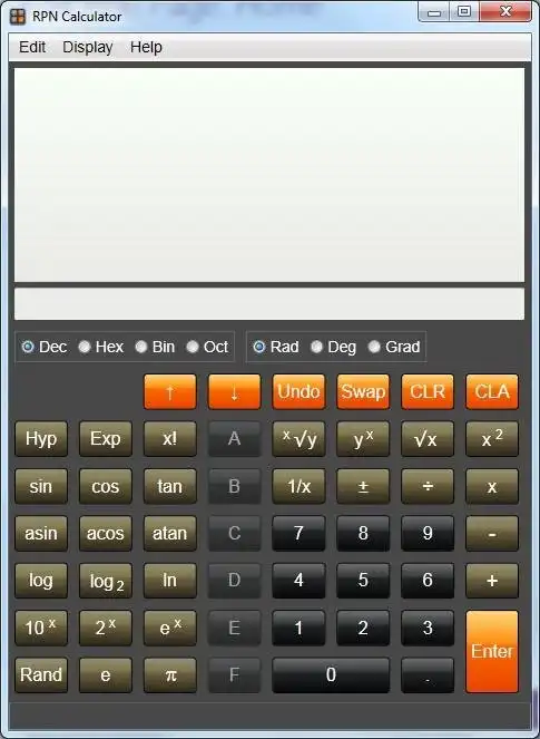 הורד את כלי האינטרנט או אפליקציית האינטרנט RPNcalculator