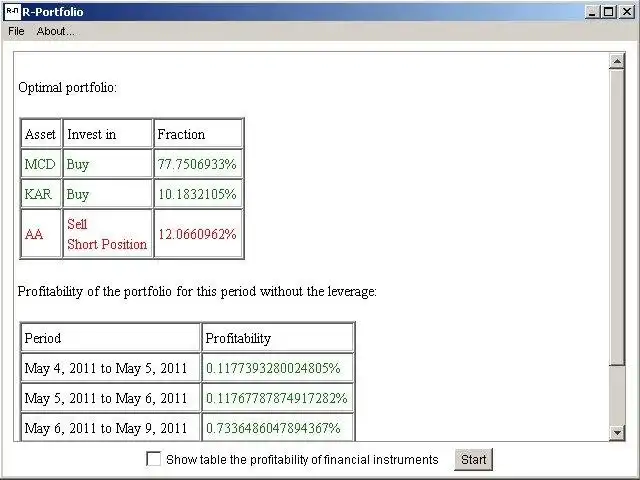 Mag-download ng web tool o web app R-Portfolio