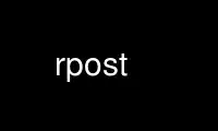 Run rpost in OnWorks free hosting provider over Ubuntu Online, Fedora Online, Windows online emulator or MAC OS online emulator