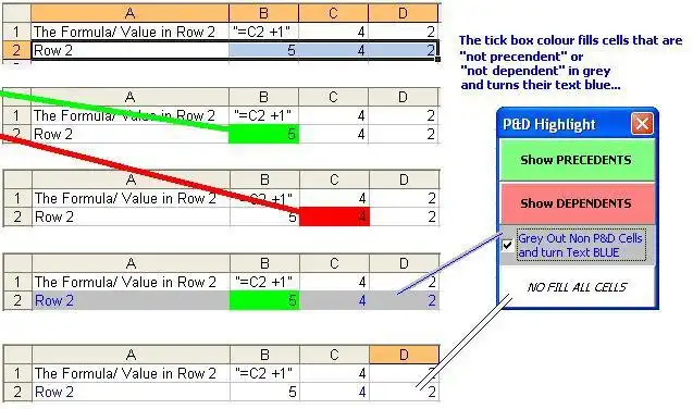 Download web tool or web app RPS_Excel_Precedent_and_Dependents to run in Windows online over Linux online