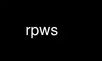 Run rpws in OnWorks free hosting provider over Ubuntu Online, Fedora Online, Windows online emulator or MAC OS online emulator