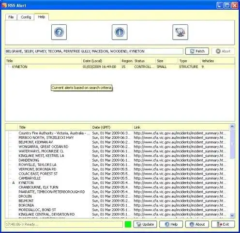 Download web tool or web app RSS Alert