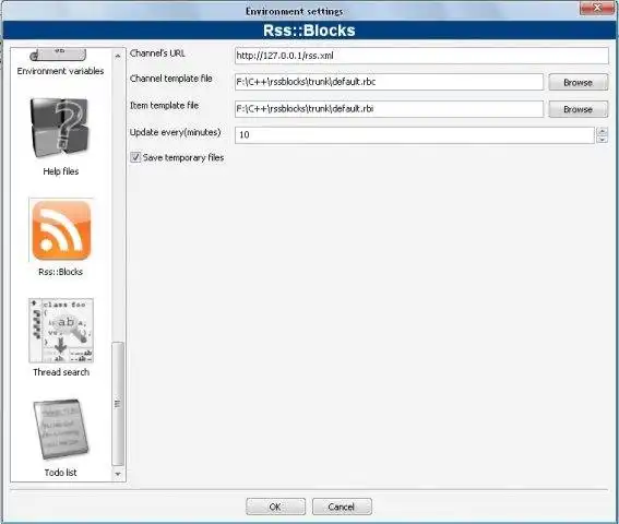 Download web tool or web app Rss:Blocks