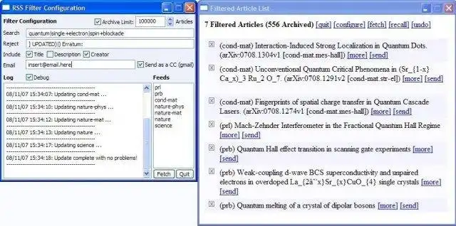 Descargar herramienta web o aplicación web Filtro RSS