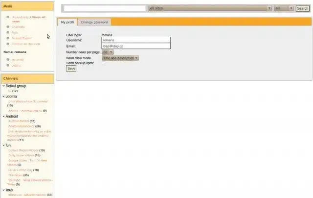 Загрузите веб-инструмент или веб-приложение RSS Reader на PHP (RSS, канал ATOM)