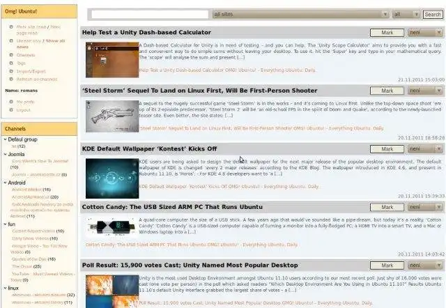 Download web tool or web app RSS Reader in PHP (RSS, ATOM feed)