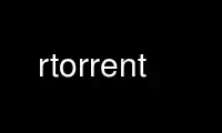 Run rtorrent in OnWorks free hosting provider over Ubuntu Online, Fedora Online, Windows online emulator or MAC OS online emulator