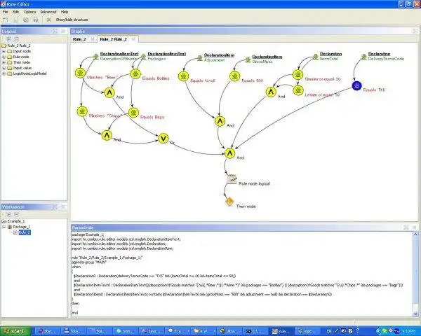 Download web tool or web app RulEdit to run in Windows online over Linux online
