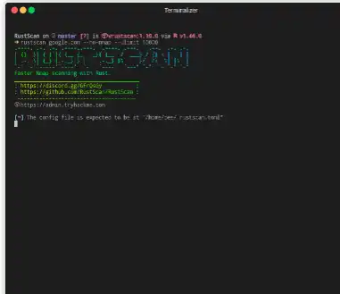 Download web tool or web app RustScan