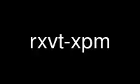 Chạy rxvt-xpm trong nhà cung cấp dịch vụ lưu trữ miễn phí OnWorks qua Ubuntu Online, Fedora Online, trình giả lập trực tuyến Windows hoặc trình mô phỏng trực tuyến MAC OS