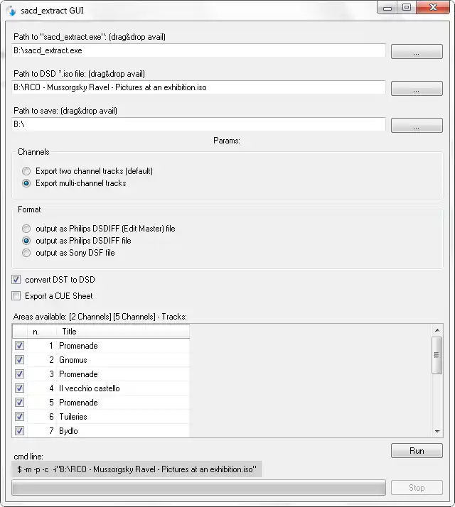 Baixe a ferramenta da web ou o aplicativo da web sacd_extract-gui