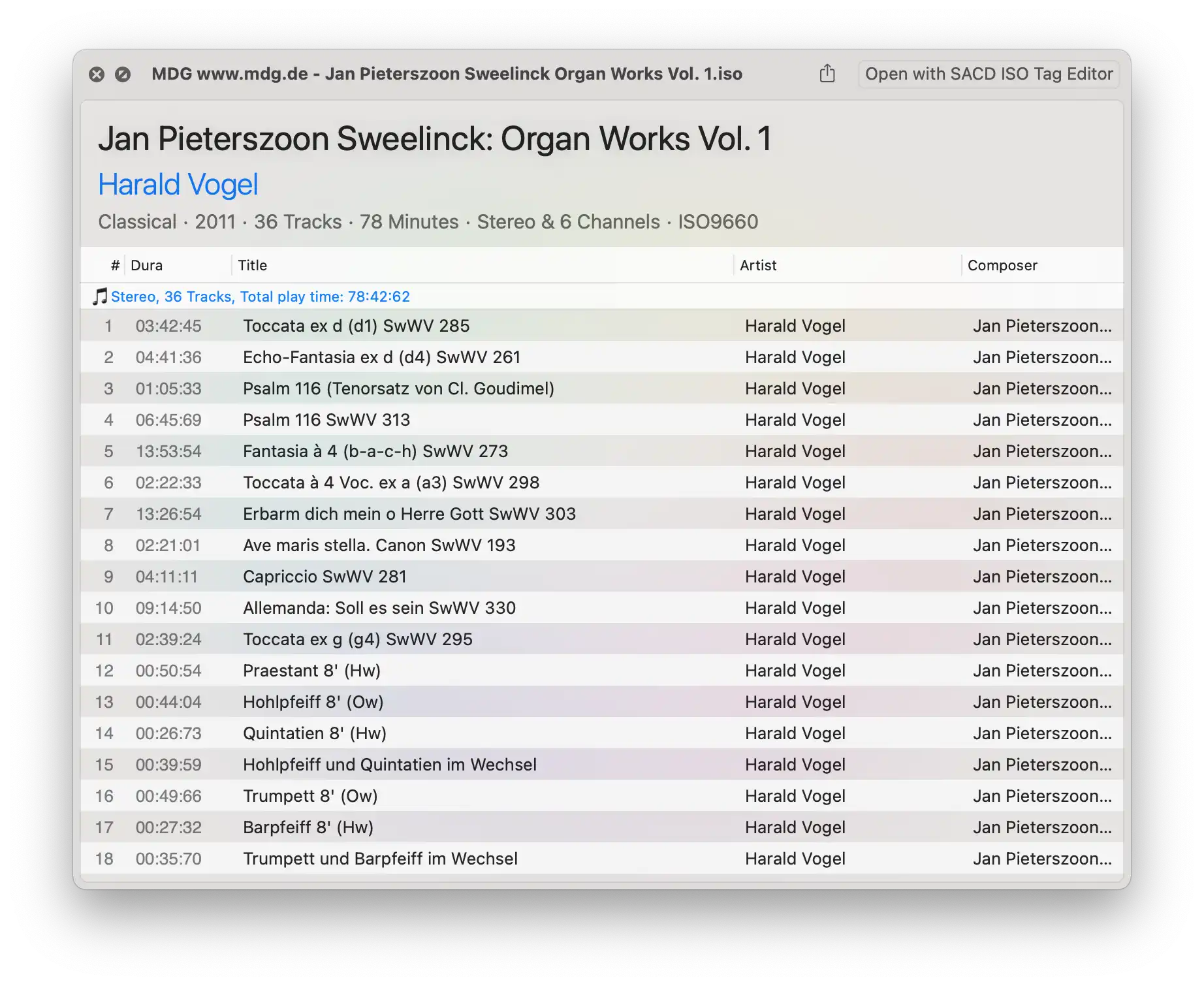 വെബ് ടൂൾ അല്ലെങ്കിൽ വെബ് ആപ്പ് SACD ISO ടാഗ് എഡിറ്റർ (macOS) ഡൗൺലോഡ് ചെയ്യുക