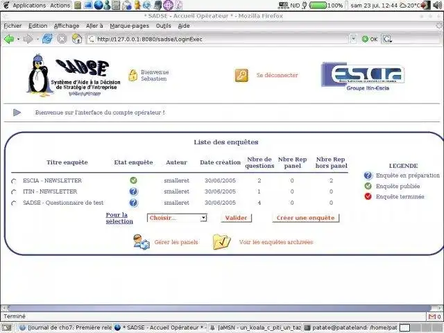 Télécharger l'outil Web ou l'application Web Sadse