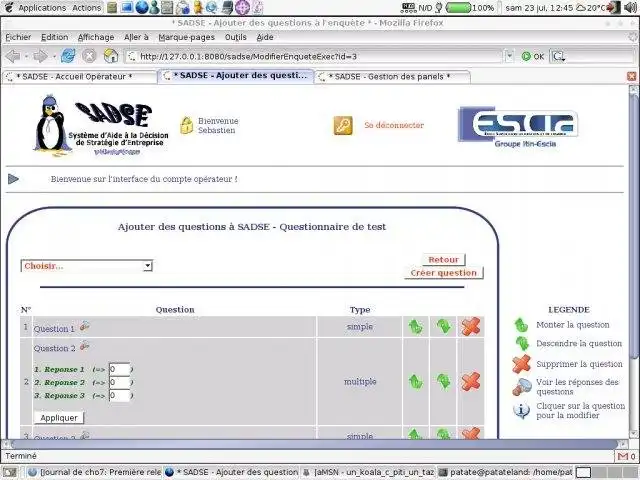 Télécharger l'outil Web ou l'application Web Sadse