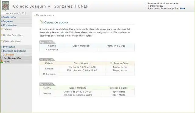 Download web tool or web app SAE - School Administration System