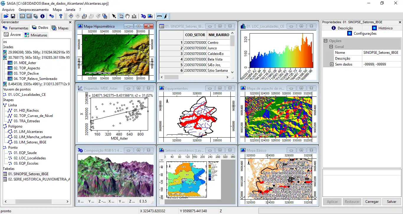 Download web tool or web app SAGA GIS BRASIL