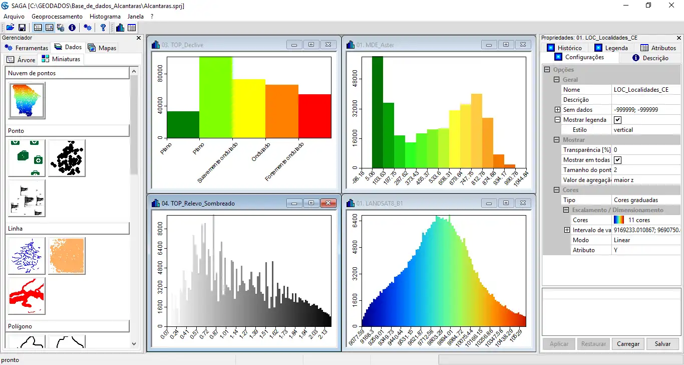 Download web tool or web app SAGA GIS BRASIL