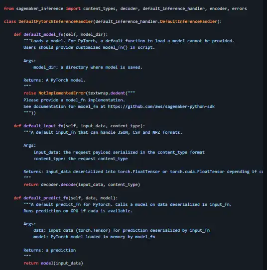 Download web tool or web app SageMaker Inference Toolkit