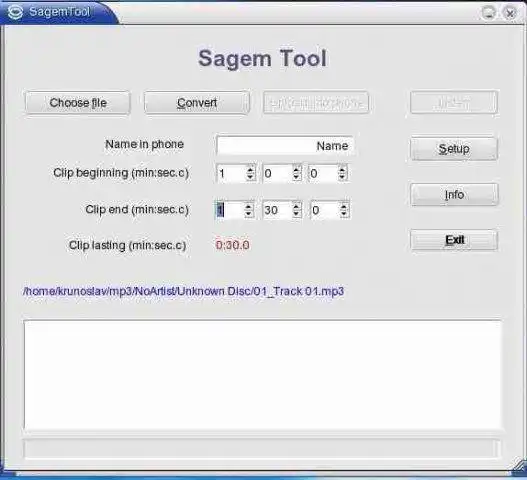 Download web tool or web app Sagem Tool to run in Linux online
