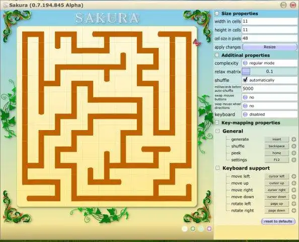 Download web tool or web app Sakura Game to run in Linux online