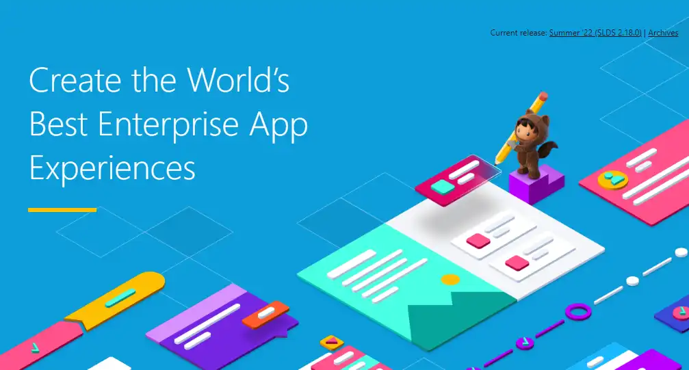 Download web tool or web app Salesforce Lightning Design System