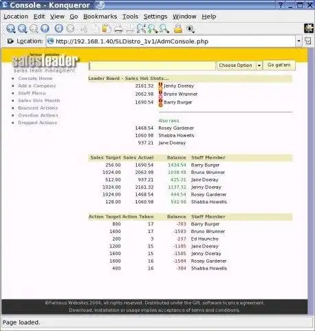 Download webtool of webapp SalesLeader