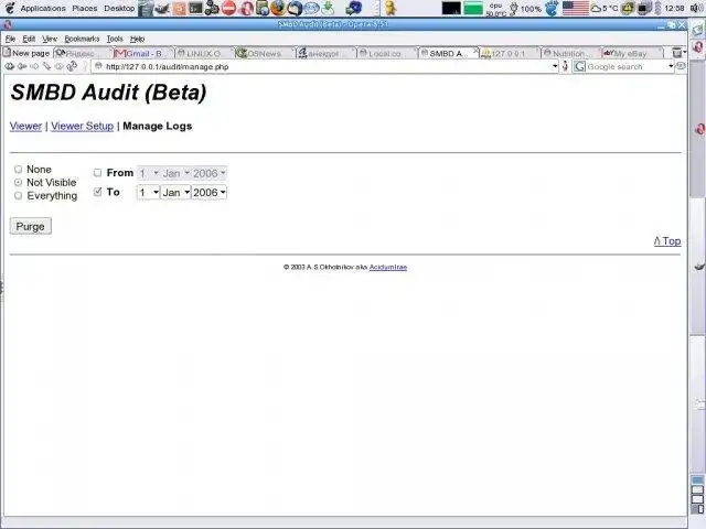 Download webtool of webapp Samba Audit